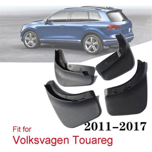 Car Mud Flaps Accessories for Volksvagen Touareg 2005-2010 VW Touareg 2011-2017 Decorative Mudguards Modified Fender Parts 1 Set