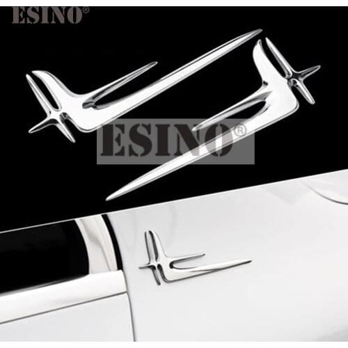 Car Styling Universal 3D Metal Alloy Emblem Car Rear Fender Body Badge Auto Accessory for Mercedes Benz C260 C300 E260 E300