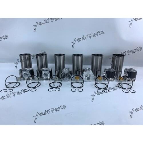 Free Shipping DL06-0478B Cylinder Liner Kit For Doosan Engines