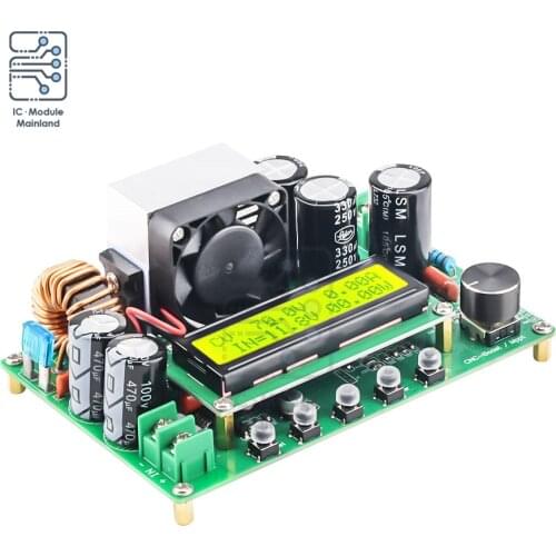 DPX800S DC-DC Step Up Converter Booster Module LCD1602 LCD Numerical Voltage Constant Current Module 800W 120V 12A Adjustable