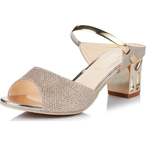 JINANDYU Women's Open Toe Shoes