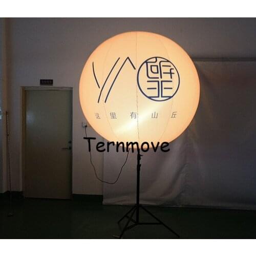 Colorful Inflatable Tripod Stand Lighting Balloon / Air Lighted Balls / Tripod Led Light Balloon for Wedding Party Decoration