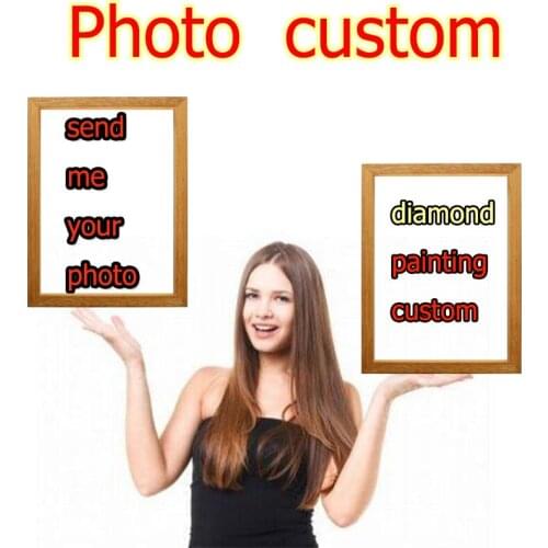 Photo Custom Full 5D Diy Square Diamond Embroidery Mosaic Rhinestone Paintings Picture Birthday Gift Home Bedroom Decoration