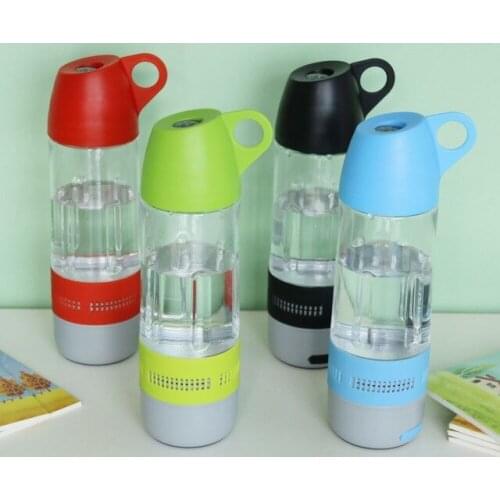 New Water Bottle Mini Bluetooth Speaker Portable Cups Compass Wireless Speaker Outdoor Sound Stereo Music Player