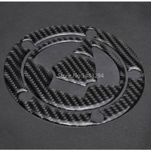 Real Carbon Fiber Fuel Gas Tank Pad Cap Sticker Decal Fit For Kawasaki Ninja 650R ZX10R ZX6R New