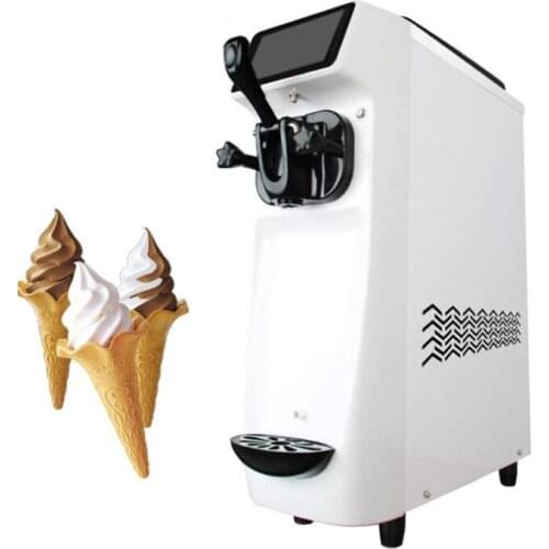 New desktop ice cream machine 1050W soft ice cream machine promotion hot sale free shipping desktop ice cream machine