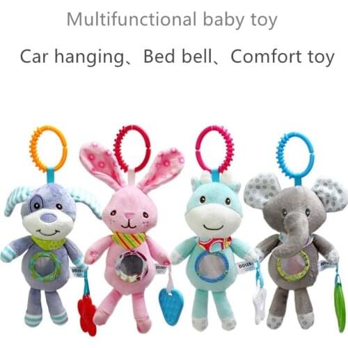 New Hanging Spiral Baby Rattles Stroller Cute Animals Crib Mobile Bed Baby Toys 0-12 Months Newborn Educational Toy for Children