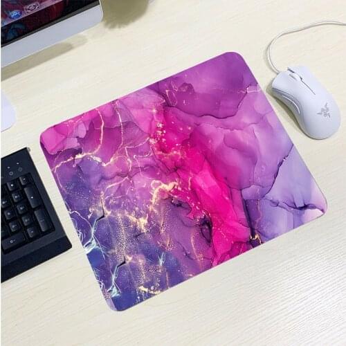 Pink Mousepad Anime Rug Csgo Hot Pad for Mouse Marble Mousepepad Small Mause Pad Gamer Desk Setup Gamer Accessories Computer Mat