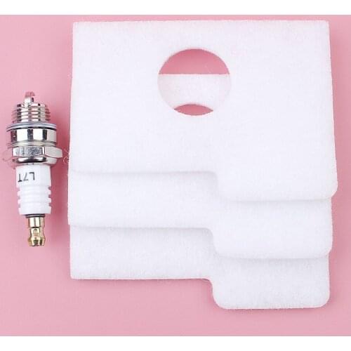 Spark Plug 3pcs Air Filter Kit For Stihl MS180 MS170 018 017 MS 180 170 Chainsaw Parts 1130 124 0800 cortador de grama