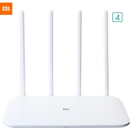 Xiaomi Mi WIFI Router 4 WiFi Repeater 1167Mbps Dual Band Dual Core 2.4G 5Ghz 802.11ac Four Antennas APP Control Wireless Routers