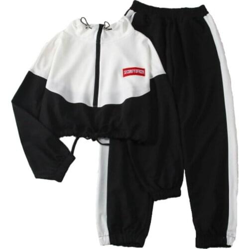 Womens Two Piece Set Tracksuit Sets Top And Pants Casual Letter Embroidery Zipper Pullover Sweatshirt Elastic Waist Pants Suit