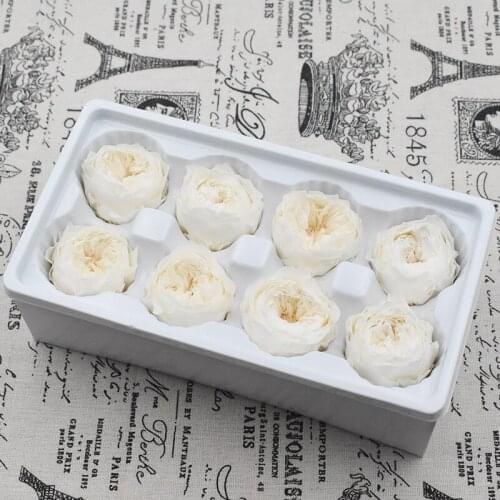 8PC Immortal Rose Flower Head high quality Grade A Preserved Roses Eternal Flowers Party Decorative Wedding Valentines