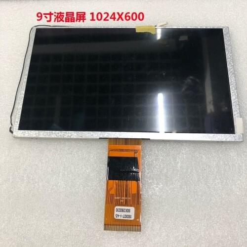9-inch high-definition LCD screen 1024X600P LCD panel, cable 60P interface