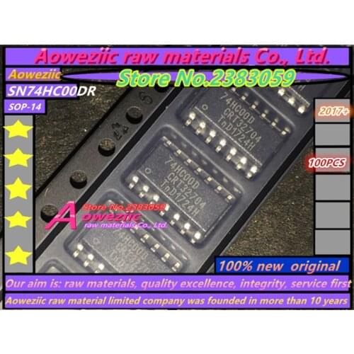 100% new original 74HC00 74HC00D SN74HC00DR patch SOP-14 logic IC chip