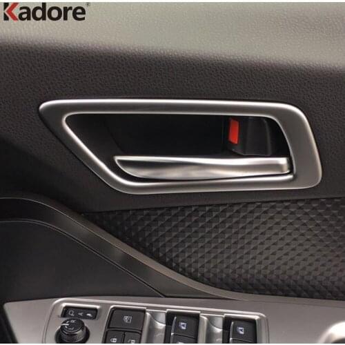 For Toyota CHR C-HR 2016 2017 2018 2019 ABS Matte Car Interior Door Handle Cover Trim Door Bowl Stickers Auto Accessories