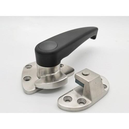 Free shipping stainless steel door handle steam box hinge oven door lock cold store hinge cabinet kitchen cookware repair part