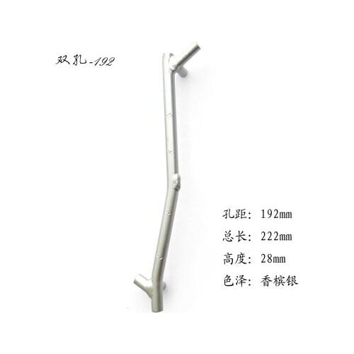 Hot New Creative Champagne Silver Tree Branch Kitchen Cabinet Lockers Closet Drawer Handles Pulls Cupboard Dresser Knob Handles