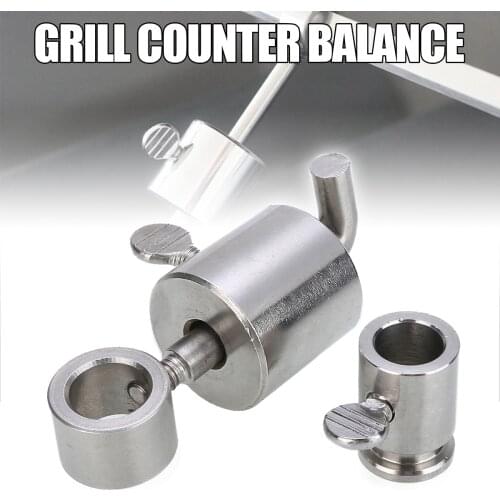 1pcs Stainless Steel Grill Spit Counter Balance Weight For Rotisserie Skewers BBQ Tools Accessories