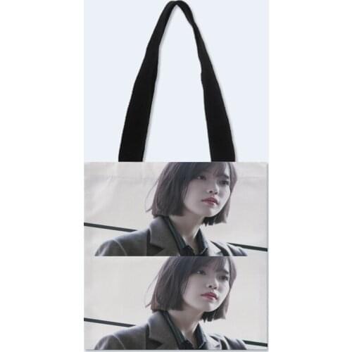New Custom IU printed canvas tote bag convenient shopping bag woman bag student bag Custom your image