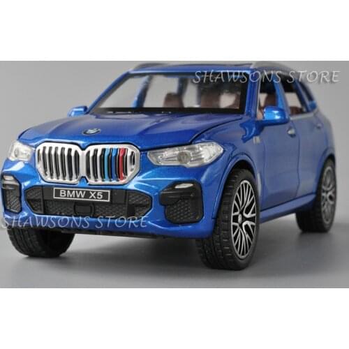 1:32 Scale Diecast Metal Car Model X5 XDrive40 SUV Replica Pull Back Toy With Sound & Light