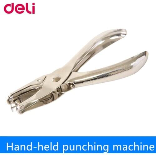 Deli 0114 keypunch punch single hole full metal manual punch