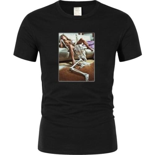 Men Cotton Pattern T-Shirt Harajuku Fashion Brand Tshirt Girls T Shirt Custom Mens Casual Tee Shirt With Girls Camisetas