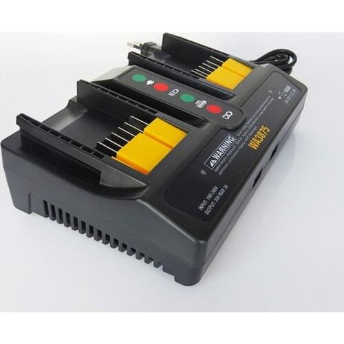 Newest Li-ion Battery Charger for Worx 20V. WA3742 WA3732 WA3875 fast charging 3A with two USB port can charging for your phone