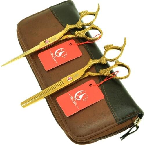 Meisha 6 inch Dragon Handle Hairdressing Shears Professional Barber Scissors Hair Salon Cutting Thinning Styling Scissors A0112A