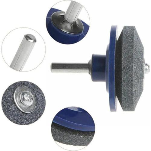 Faster Lawn Mower Sharpener Lawnmower Blade Sharpener Universal Grinding Rotary Drill Cut Knife Sharpener Drop