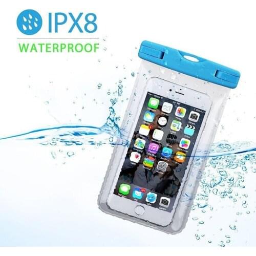 Ipx8 Full View Waterproof Case Rainforest Desert Snow Transparent Swimming Pouch Mobile Phone Covers Seaside Dry Bag