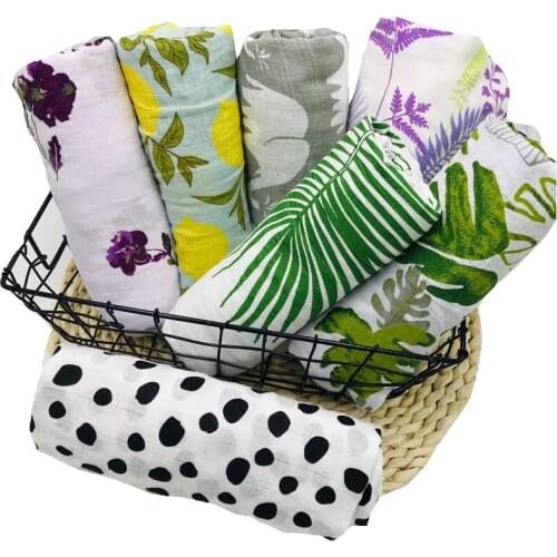 100% cotton muslin baby blanket swaddle wrap for newborn better soft babies blankets bedding bath towel swaddling 120*120cm