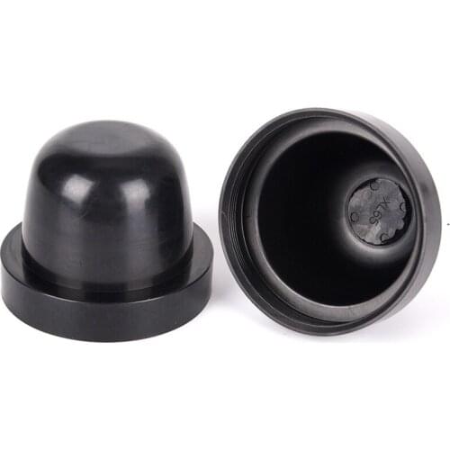 2Pcs Rubber Housing Car LED Light Dust Cover Inner Dia Seal Cap Dust Cover for Car LED Headlight