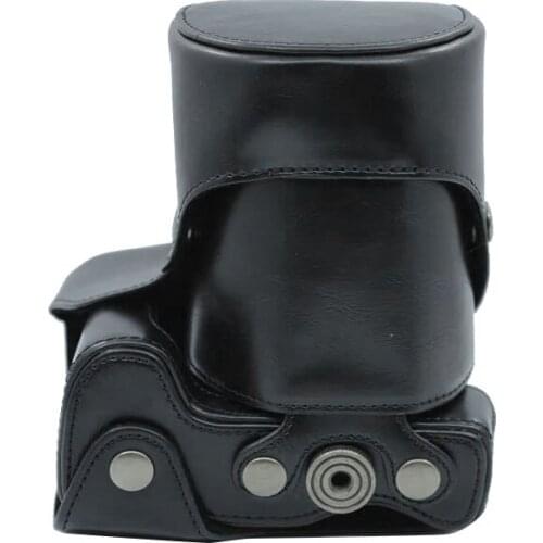 2017 NEW Camera Video Bag PU Case Cover Pouch With Strap For Sony A6500 Digital Camera