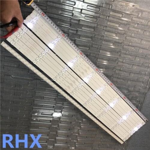 44piece/lot 730MM 8LED 3V aluminium LCD TV backlight bar 100%new for Hisense Changhong TCL Maintenance use