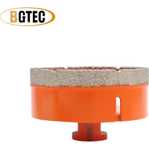 BGTEC Dia 90mm Vacuum brazed diamond drilling core bits porcelain tile, granite, marblehole saw M14 connection Drill bits