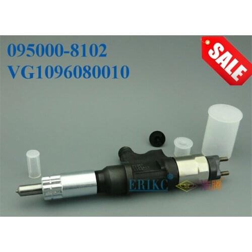 ERIKC Injector 095000-8102 ( VG1096080010 ) auto accy injector Nozzle 095000 8102 common rail oil pump 0950008102 for HOWO Truck