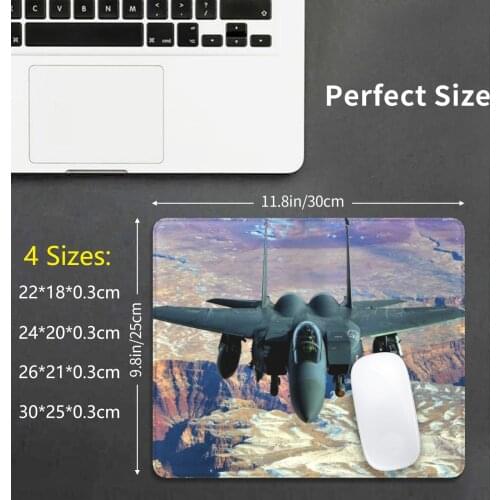 F 15 Fighter Jet Mouse Pad DIY Print Cushion Plane Planes Jets Jet Engine Airplane Fighter Jet Air Force
