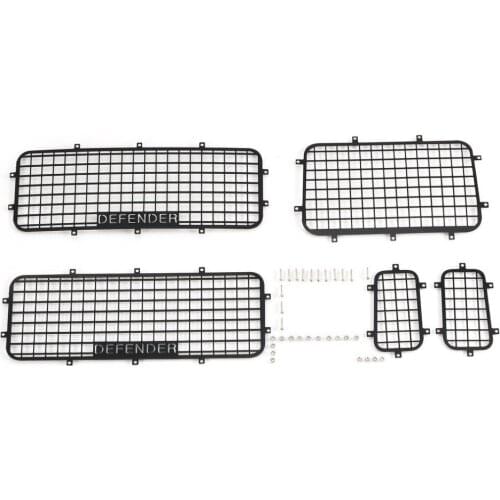 5PCS TRX4 T4 Metal Window Mesh Protective Net for 1/10 RC Crawler Car Traxxas Trx-4 Trx 4 Accessories Spare Parts