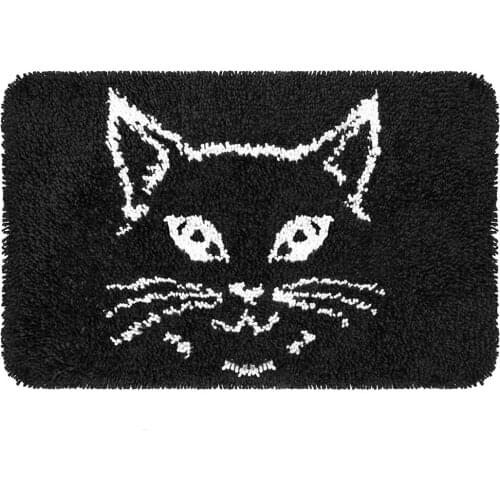 Carpet embroidery Latch Hook Rug Kits for Adults and Kids with Pre-Printed Pattern Hobby Craft Needlework Hook mat Plastic mesh