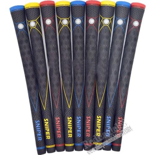 New Golf Grips SNIPER Rubber Golf Irons Grips 3 Colors in Choice 10Pcs/Lot Golf Drivers Wood Grips Free Shipping