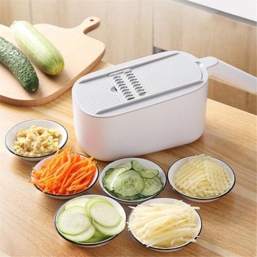 Vegetable Cutter Manual Food Processor Manual Slicer Fruit Cutter Potato Peeler Carrot Onion Grater Home Kitchen Accessories Set