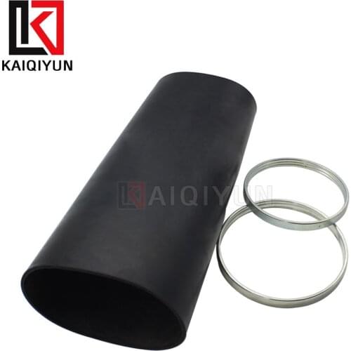 Rear Pillow Rubber Sleeve + Crimping Rings For Audi A6 C6 4F Air Suspension Spring Repair Kits 4F0616001 4F0616001J