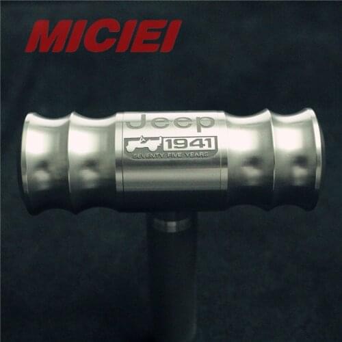 MICIEI Aircraft styling Gear Shifting Knobs Universal for Screw Thread M8*1.25 and Serpentine Gear for Jeep