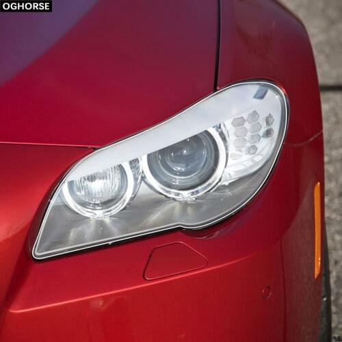 2 Pcs Self Healing TPU Protection Transparent Stickers Car Headlight Protective Film for BMW M5 F10 2011-2016 Accessories