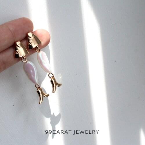 99 carat S925 silver needle year after year fish shaped splicing design lively and lovely female WQ