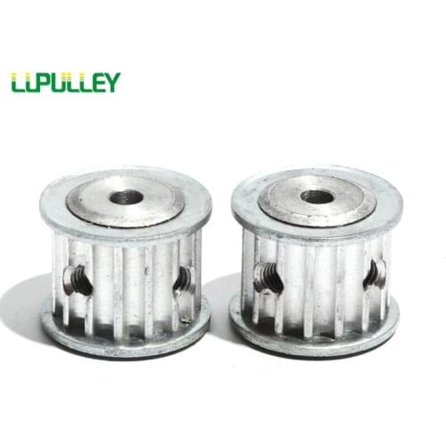 LUPULLEY 5M 17T Timing Pulley With Belt Width 11mm 5/6/6.35/7/10/12mm Bore Teeth Pitch 5mm Timing Belt Pulley For DIY Project