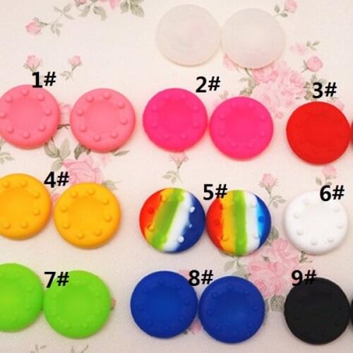 Silicone Key Protector Thumb Grips Joystick Caps for Xbox One / Xbox 360 / Sony PS4 / PS3 Rubber Thumb Grip Joystick Cap 1000pcs