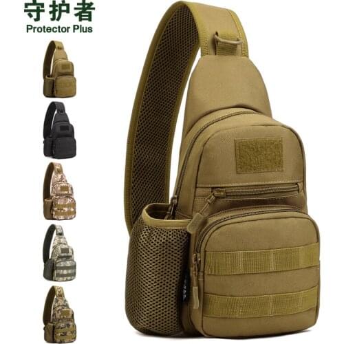 Tactical Chest Bag Protector Plus X216 Sports Bag Kettle Bag Camouflage Nylon Military Trekking Pack Outdoor Hiking Cycling Bag