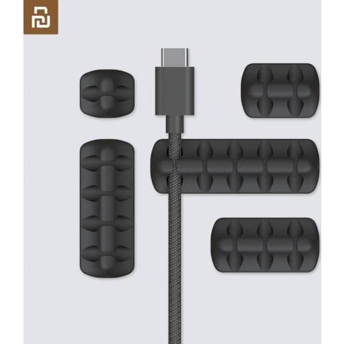 Youpin Bcase silicone wire storage device Mini protable at most 15 wires Silicone material tidy for mi smart home