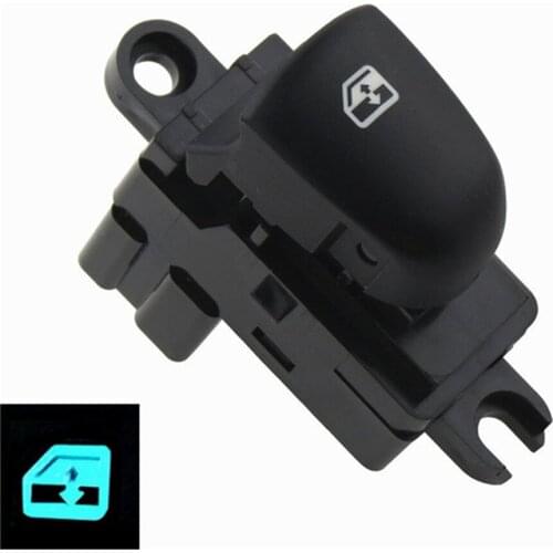 For Nissan Tiida 2011-2016 Altima Sylphy X-Trail Qashqai Driver Side Electric Power Master Window Switch With Ice Blue Light